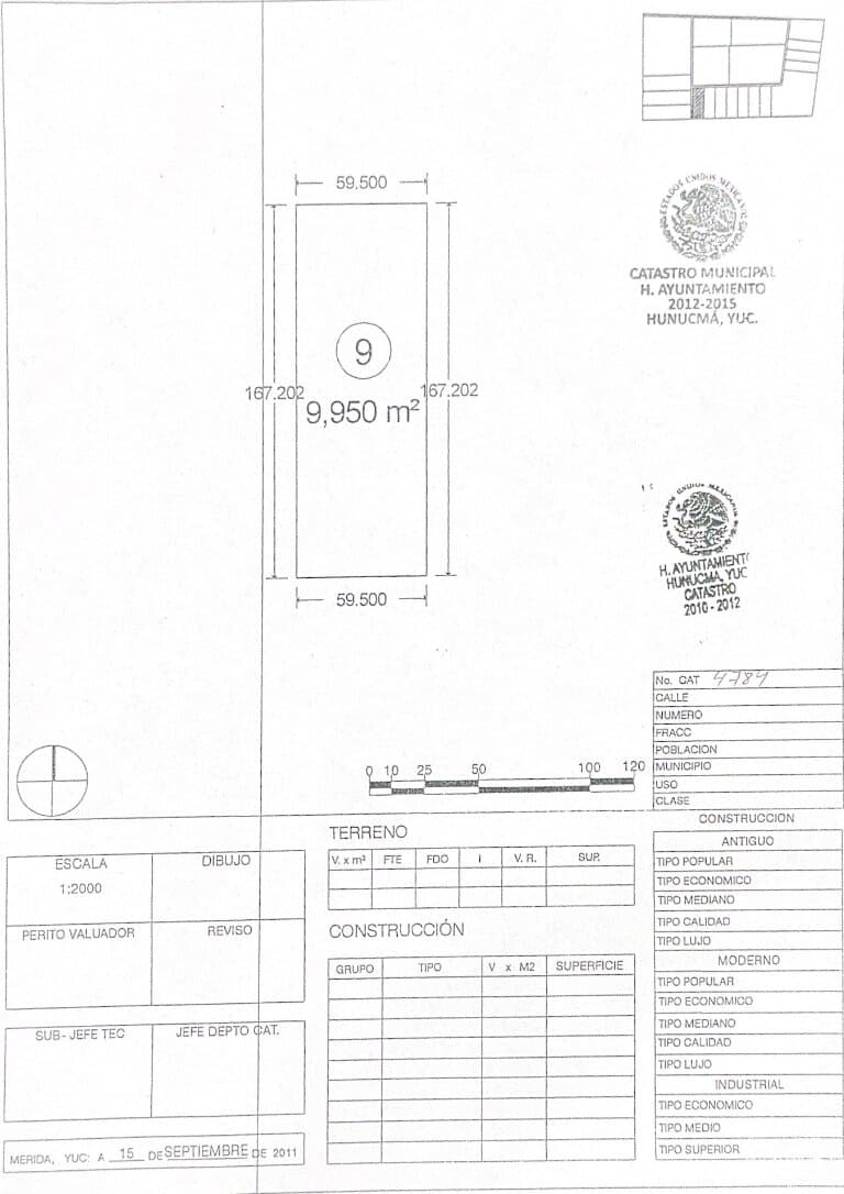 Plano de lote TAB 4789 en Junto Country Lakes