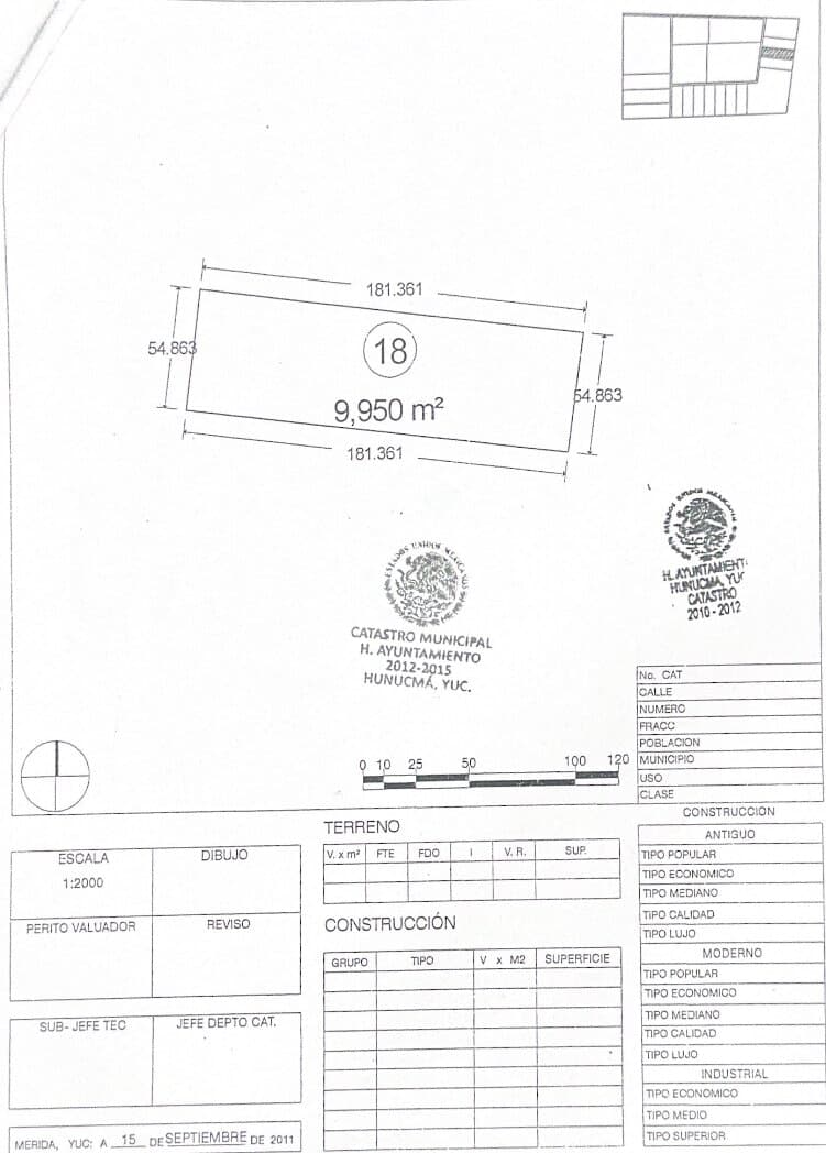 Plano de lote TAB 4798 en Junto Country Lakes