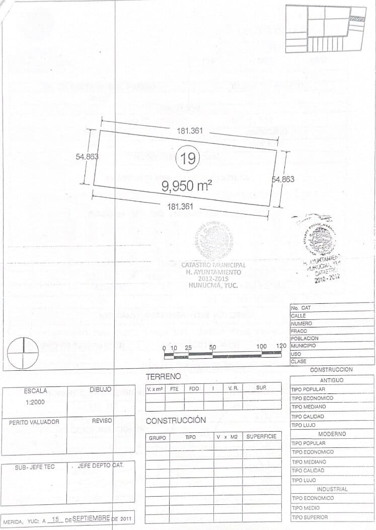 Plano de lote TAB 4799 en Junto Country Lakes